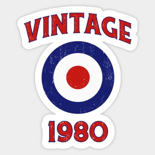 Mod Vintage 1980 Sticker